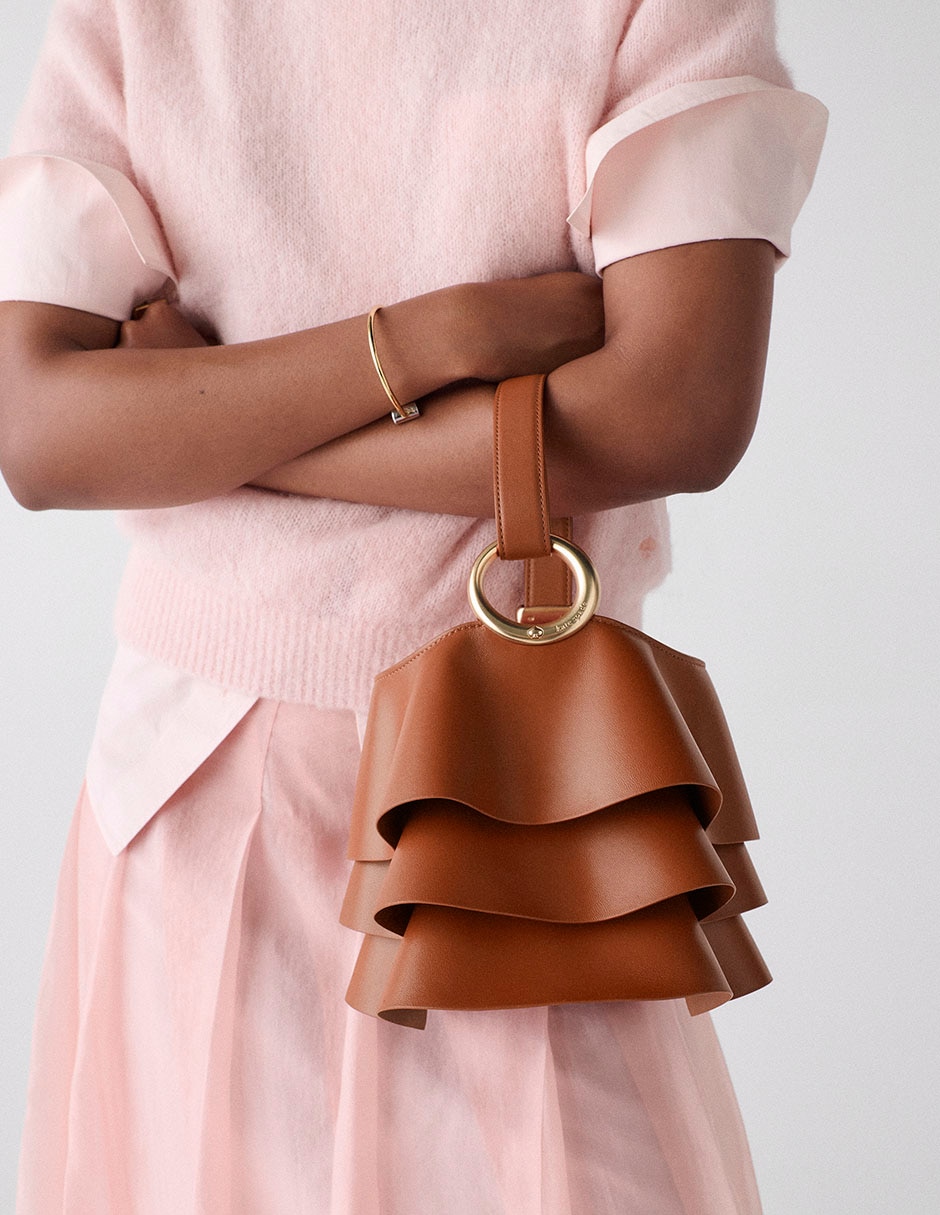 Bolsa crossbody Halo de piel para mujer 8