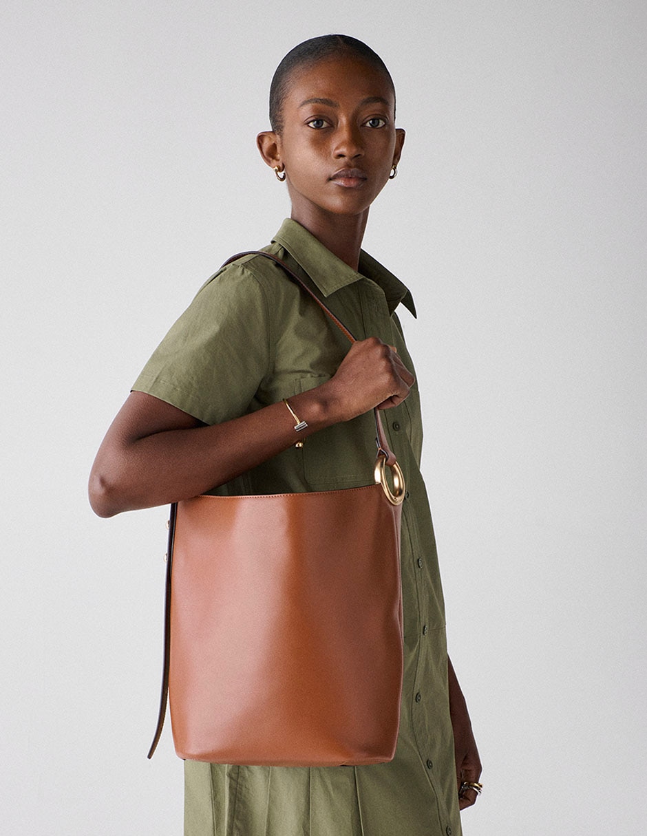 Bolsa shoulder de piel para mujer 7