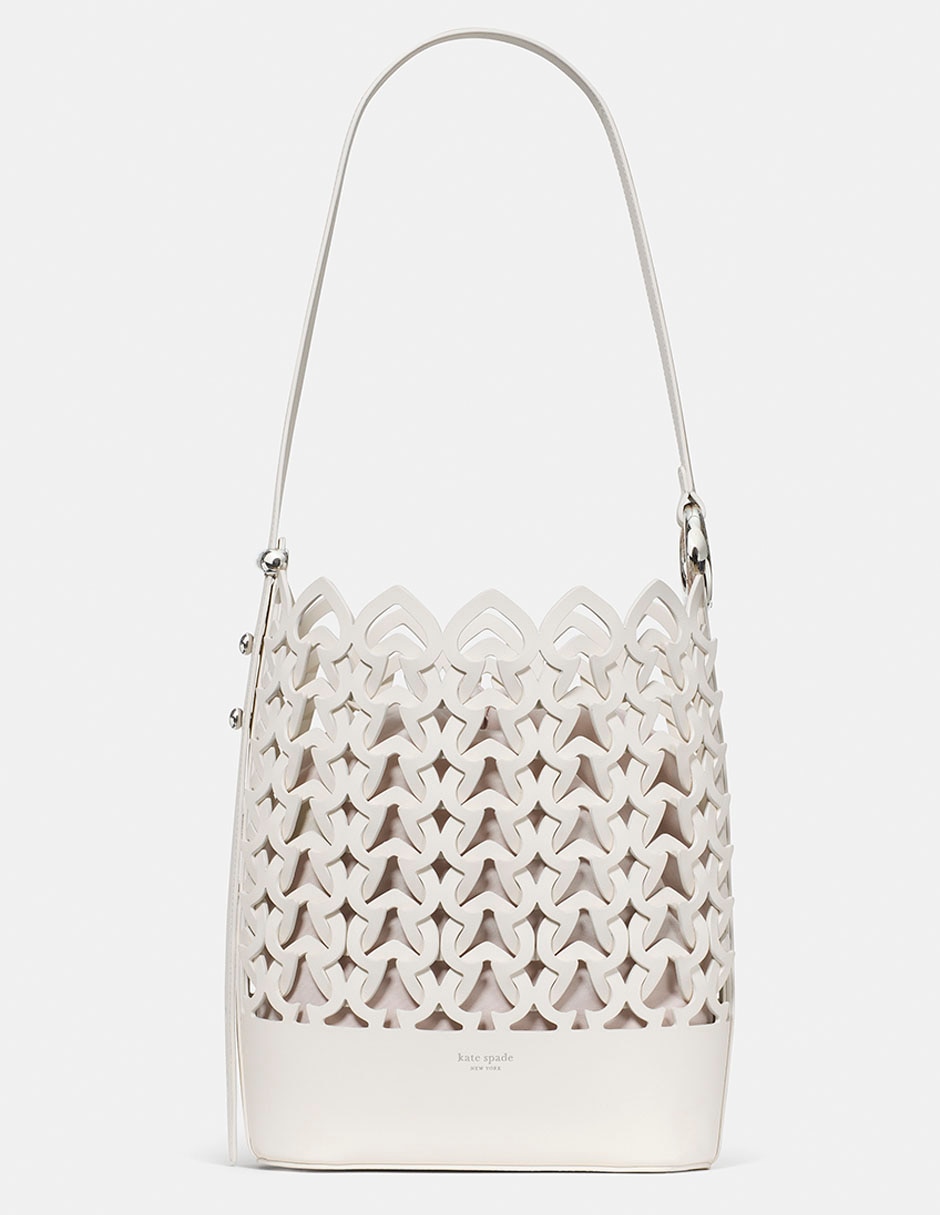 Bolsa bucket Primavera 2019 de cuero para mujer
