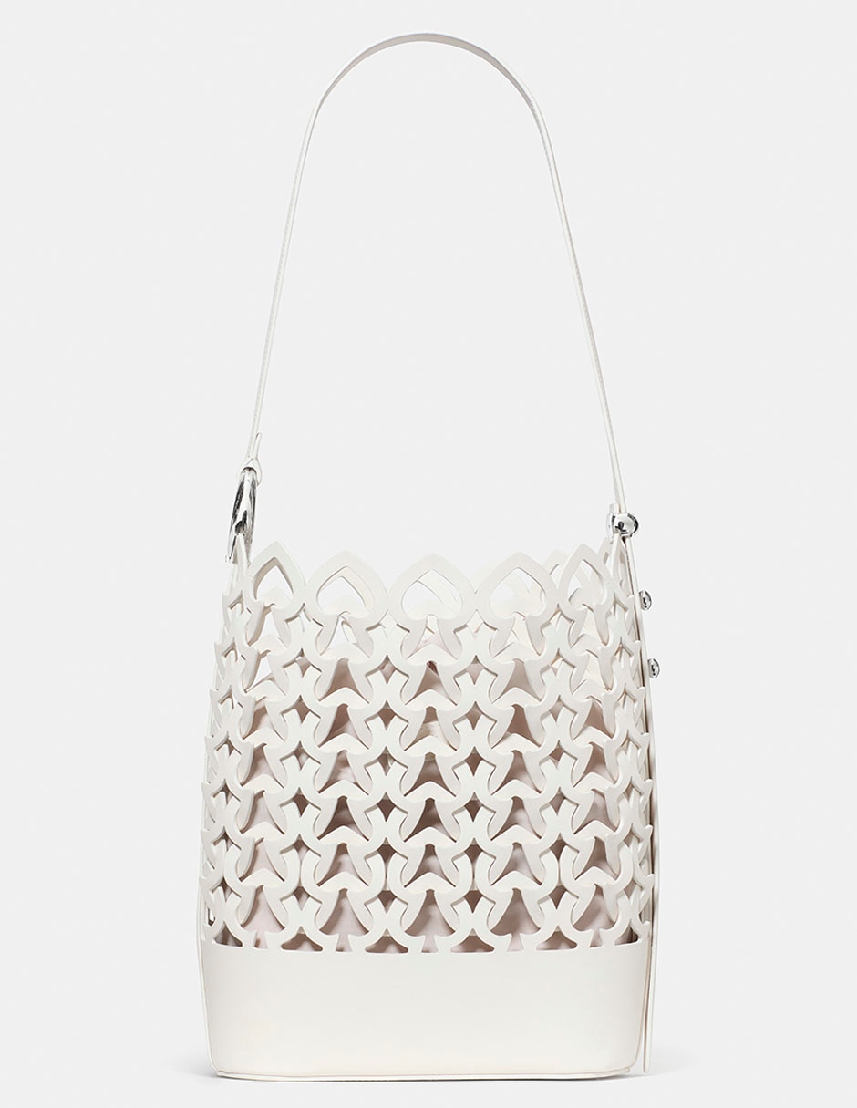 Bolsa bucket Primavera 2019 de cuero para mujer 3