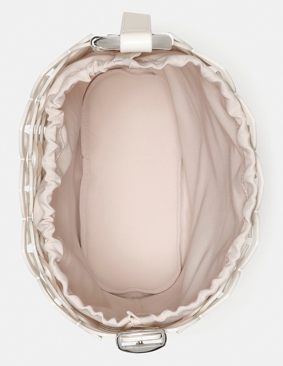 Bolsa bucket Primavera 2019 de cuero para mujer 4