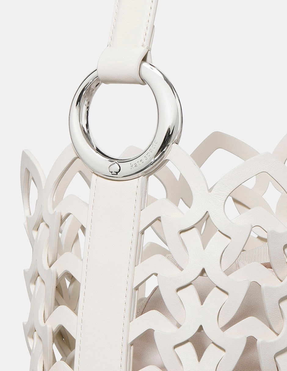 Bolsa bucket Primavera 2019 de cuero para mujer 5