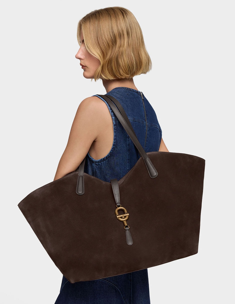 Bolsa tote Manifesto de piel para mujer