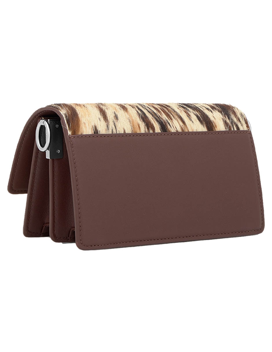 Bolsa bandolera Audree Wild de piel para mujer 2