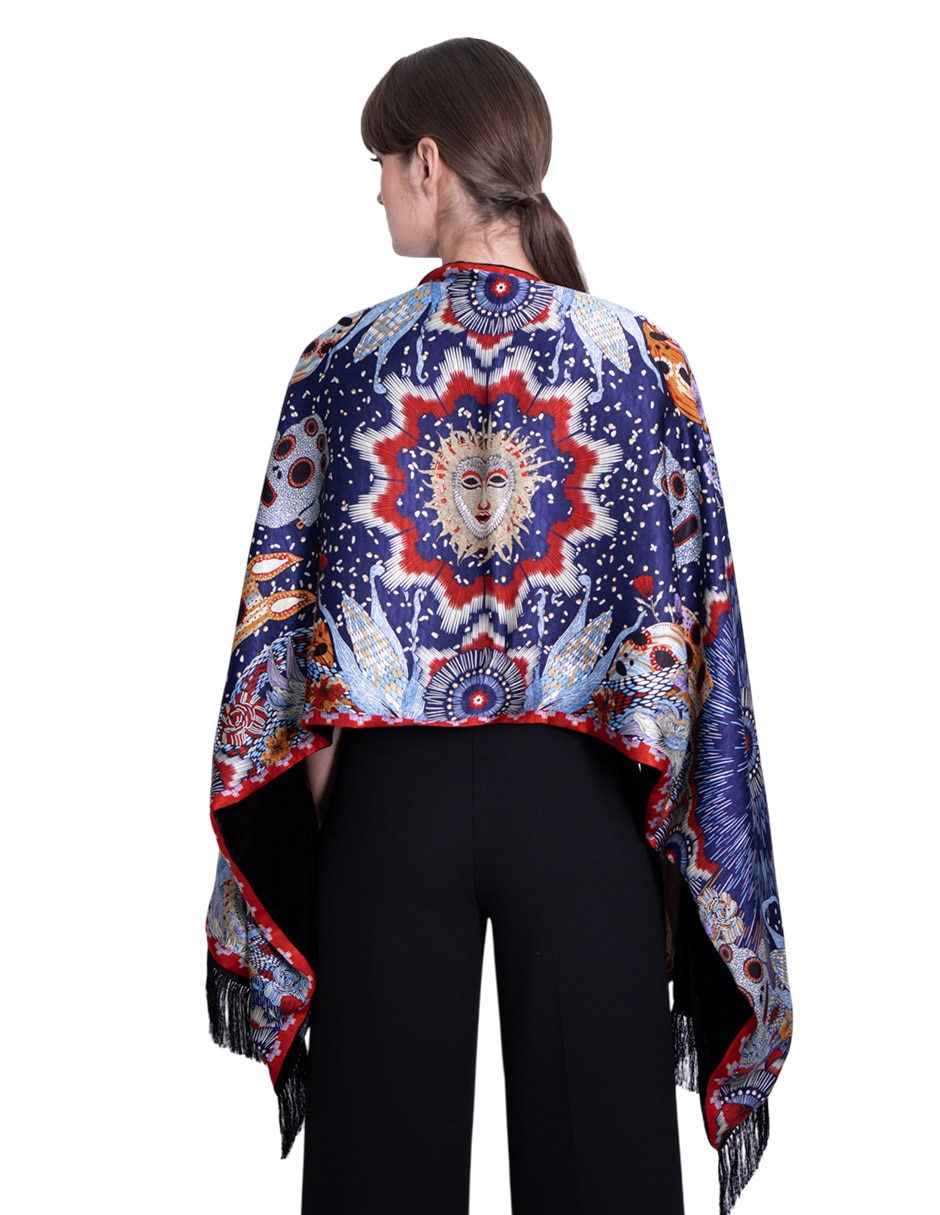Chalina estampado gráfico para mujer 2