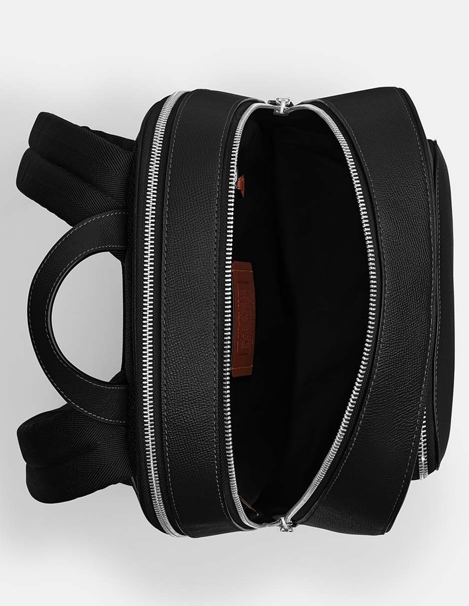 Mochila casual Crossgrain Texture Leather para hombre 4