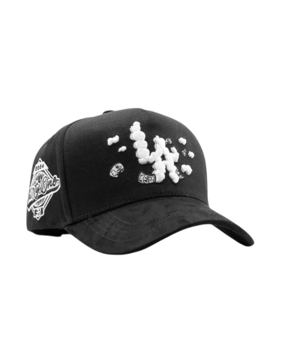 Gorra visera curva snapback casual la clouds money unisex
