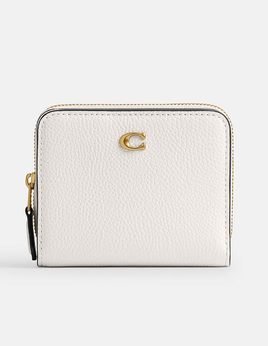 Cartera Polished Pebble Leather para mujer