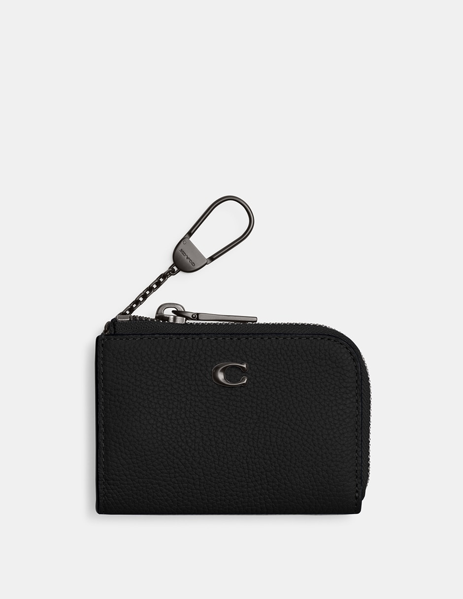 Tarjetero piel Pebbled Leather para hombre 1