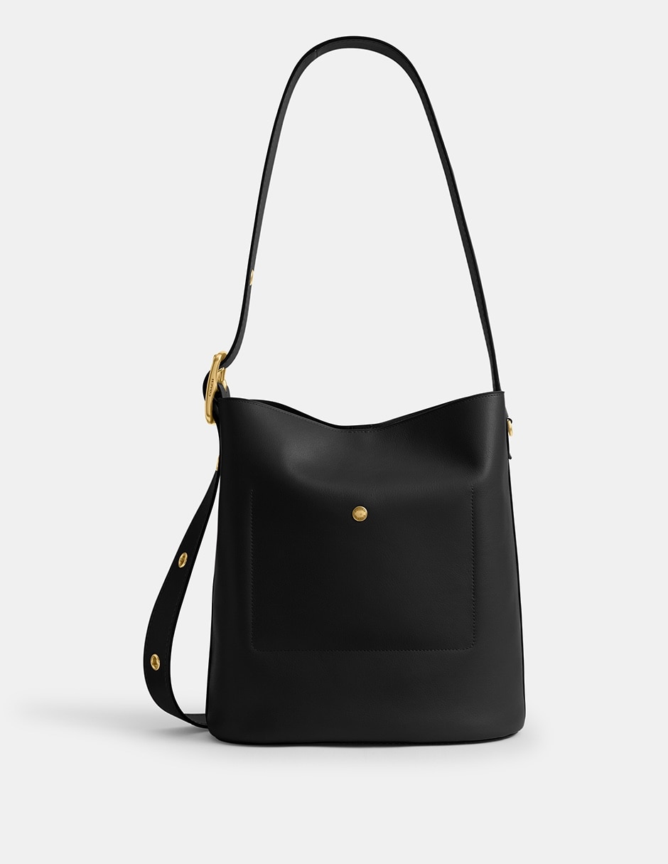 Bolsa shoulder Natural Grain Leather de piel para mujer 3