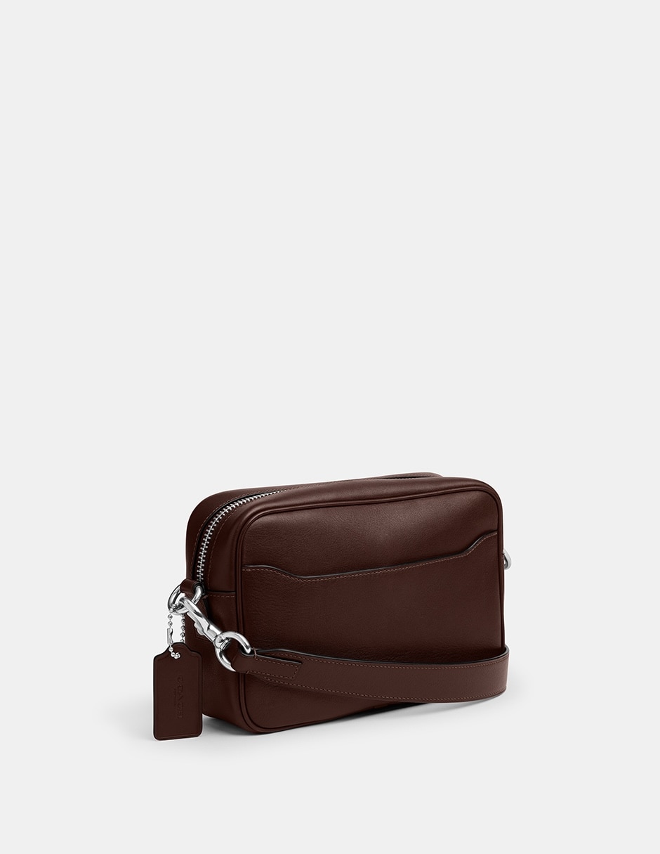 Bolsa crossbody Natural Grain Leather de piel para hombre 2