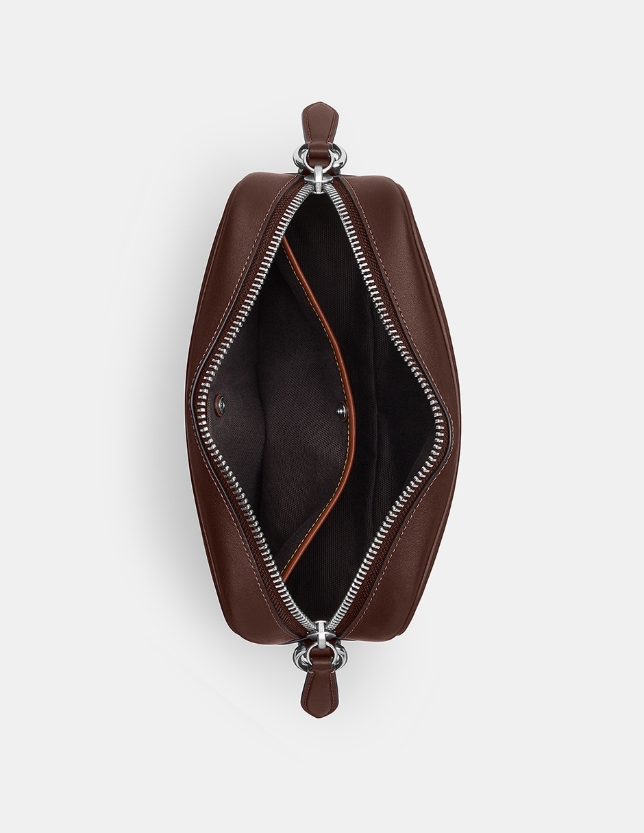 Bolsa crossbody Natural Grain Leather de piel para hombre 4