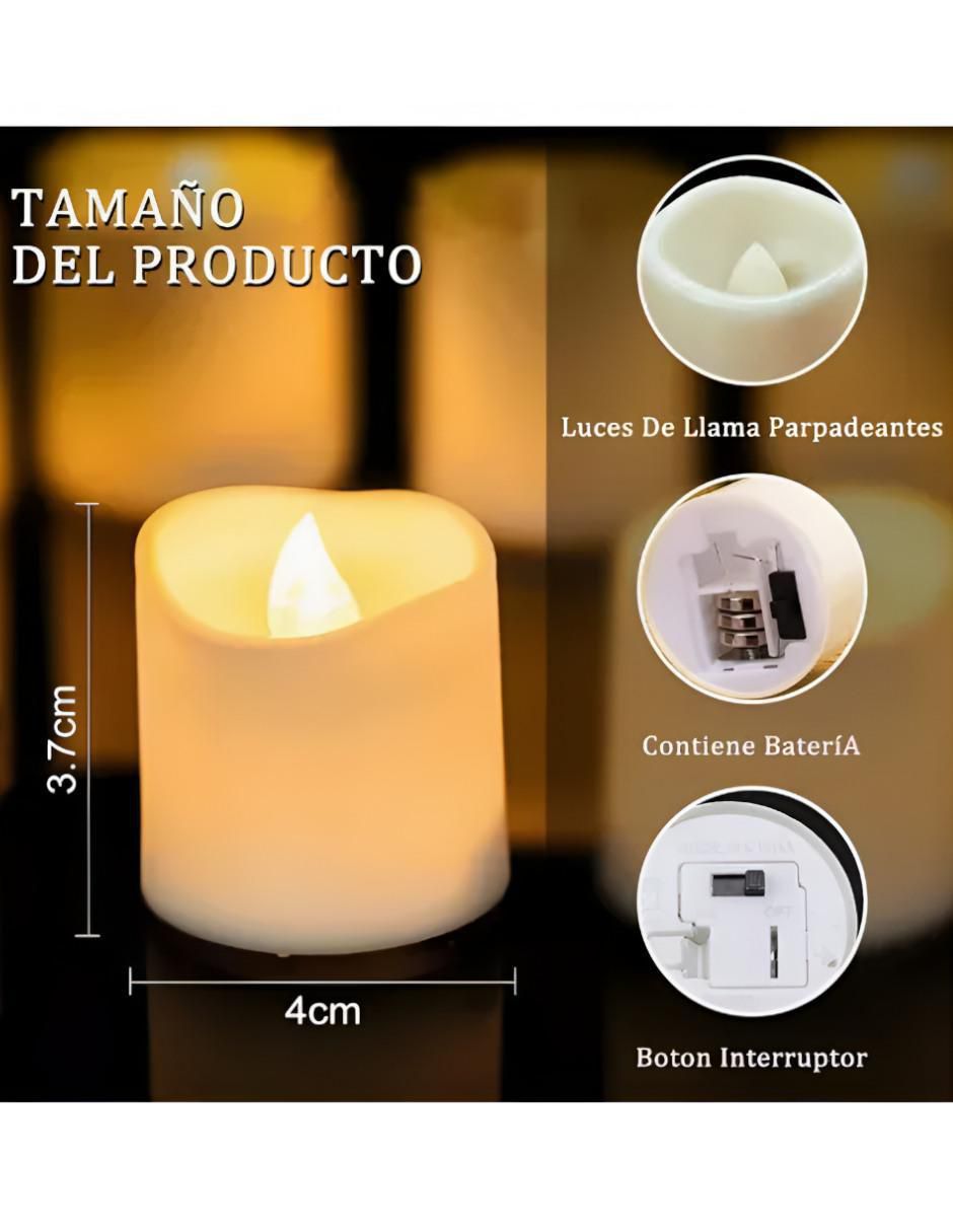 Set vela decorativa 24 piezas 5