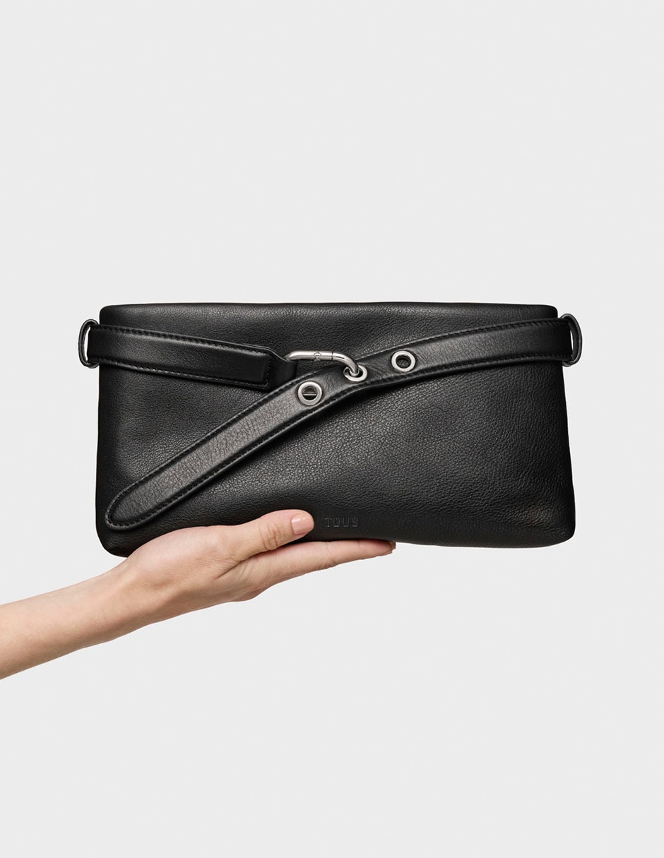 Bolsa clutch Hold de piel para mujer 7
