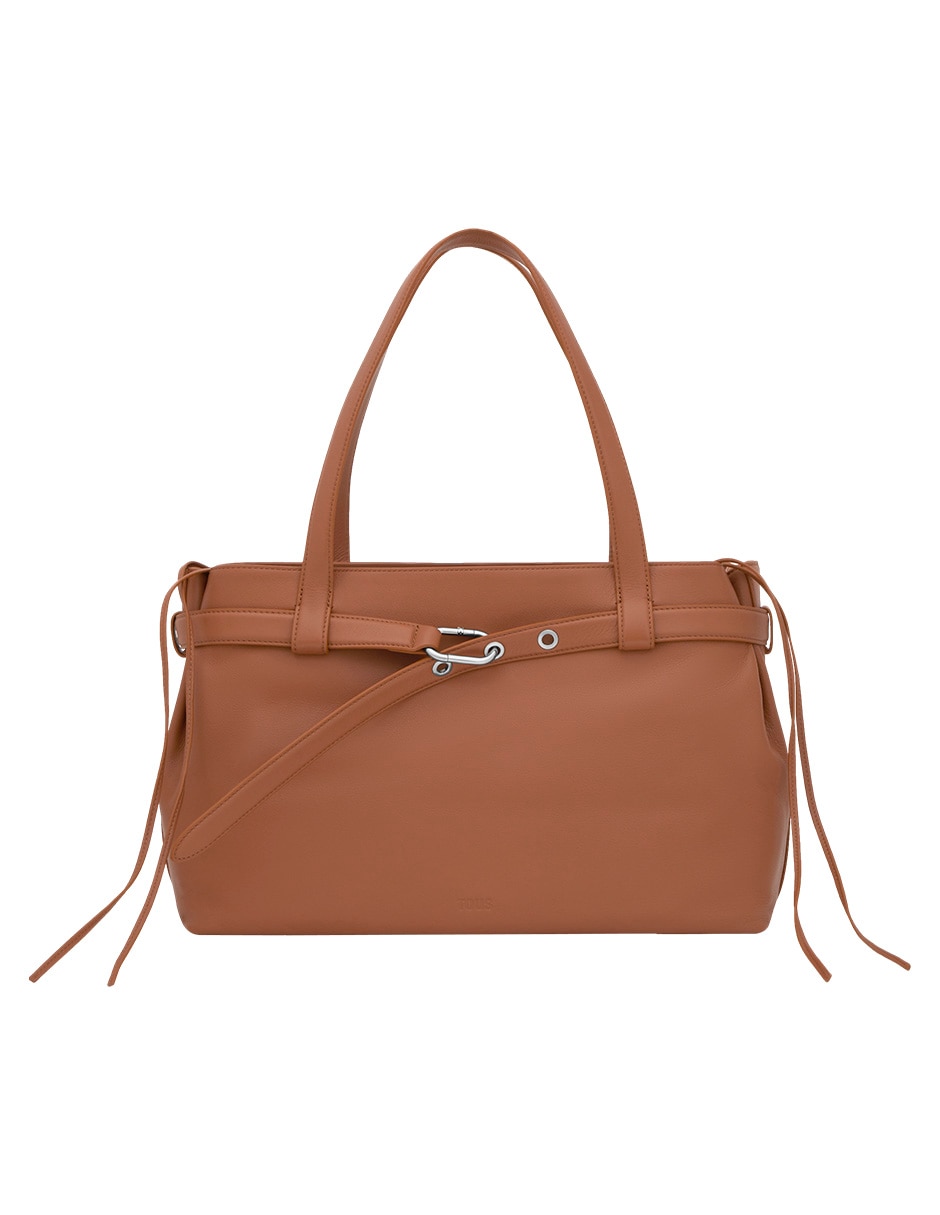 Bolsa shopper Hold de piel para mujer