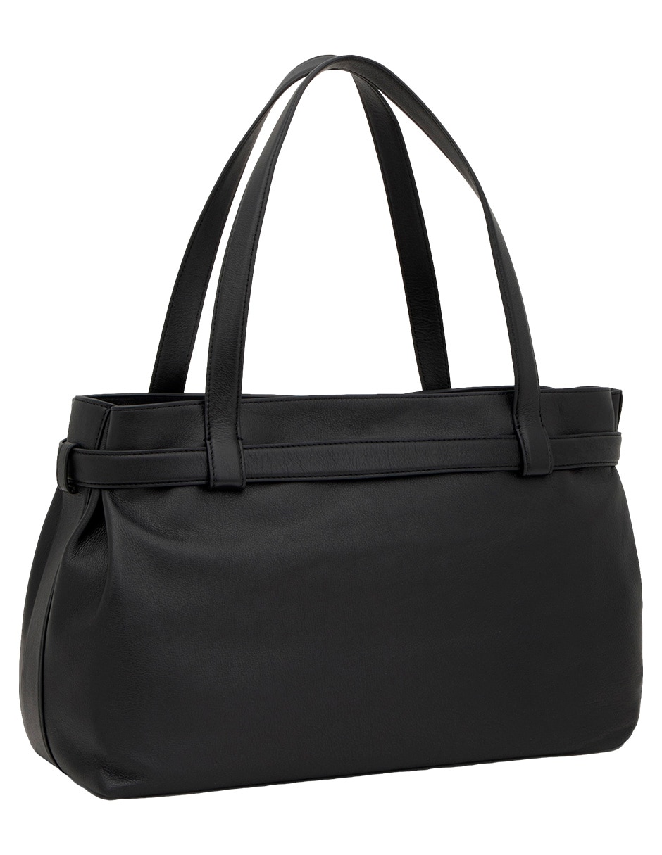 BOLSA Shopper grande TOU PIEL C, NEGRO
