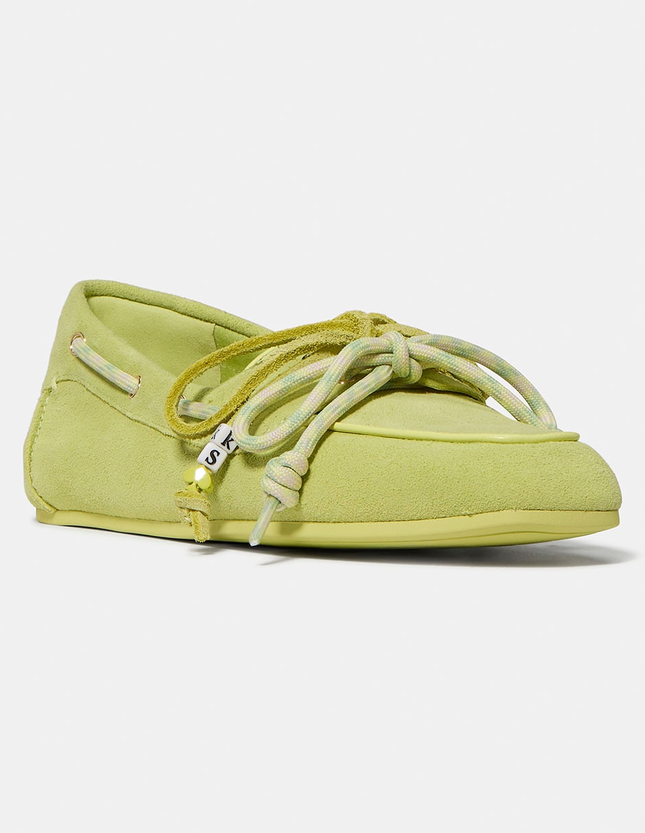Mocasín Know The Ropes de gamuza para mujer