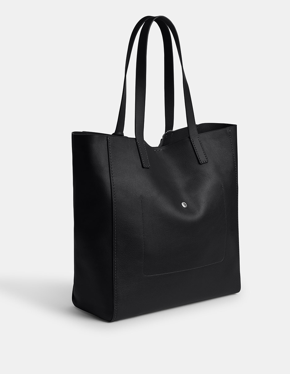 Bolsa tote Natural Grain Leather de piel para mujer 2