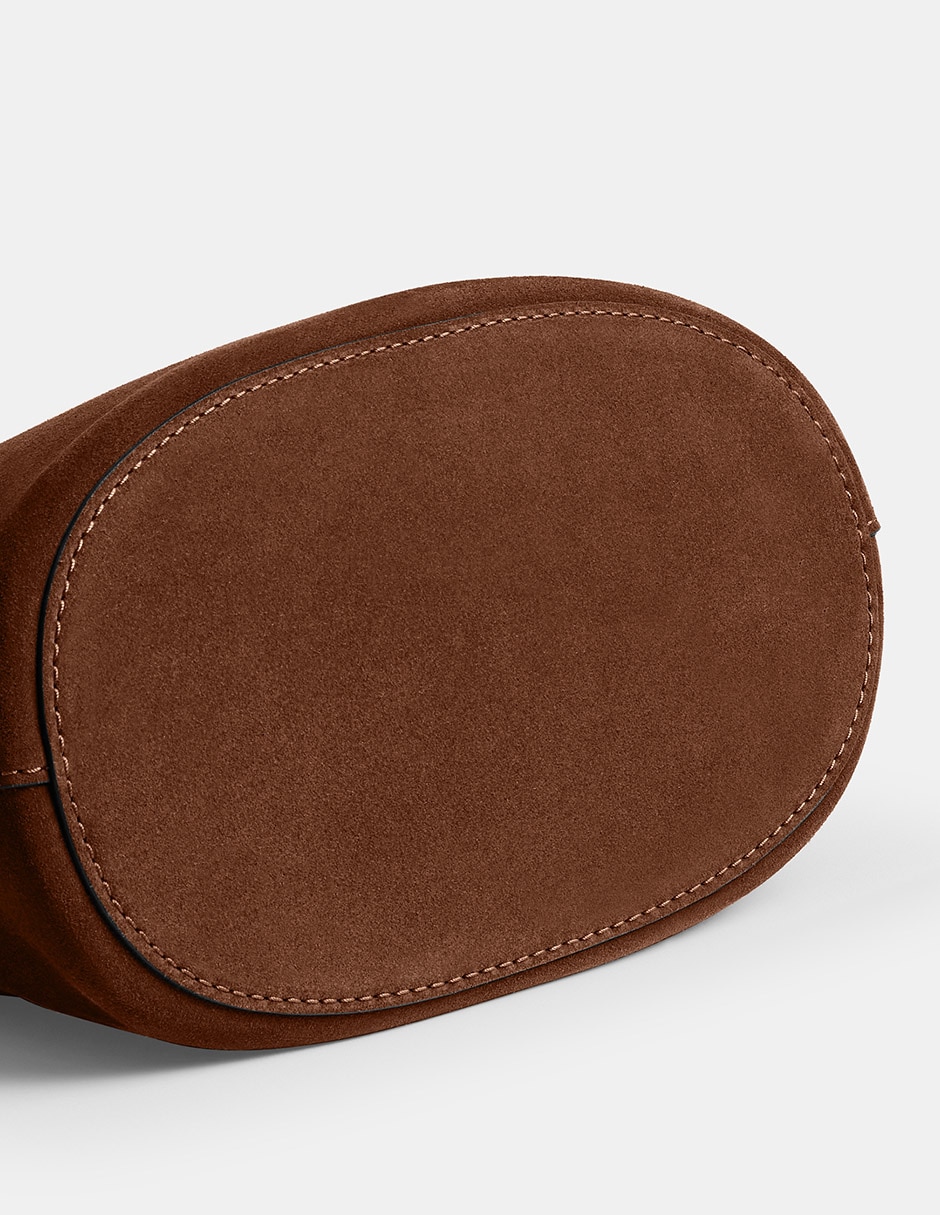 Bolsa Shoulder Suede de piel para mujer 2