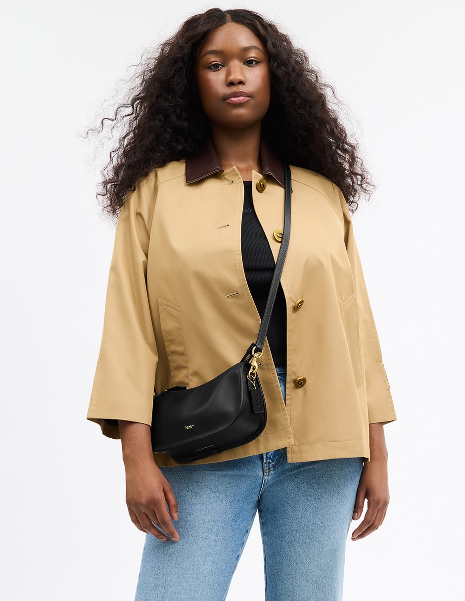 Bolsa crossbody Natural Grain Leather de piel para mujer 3