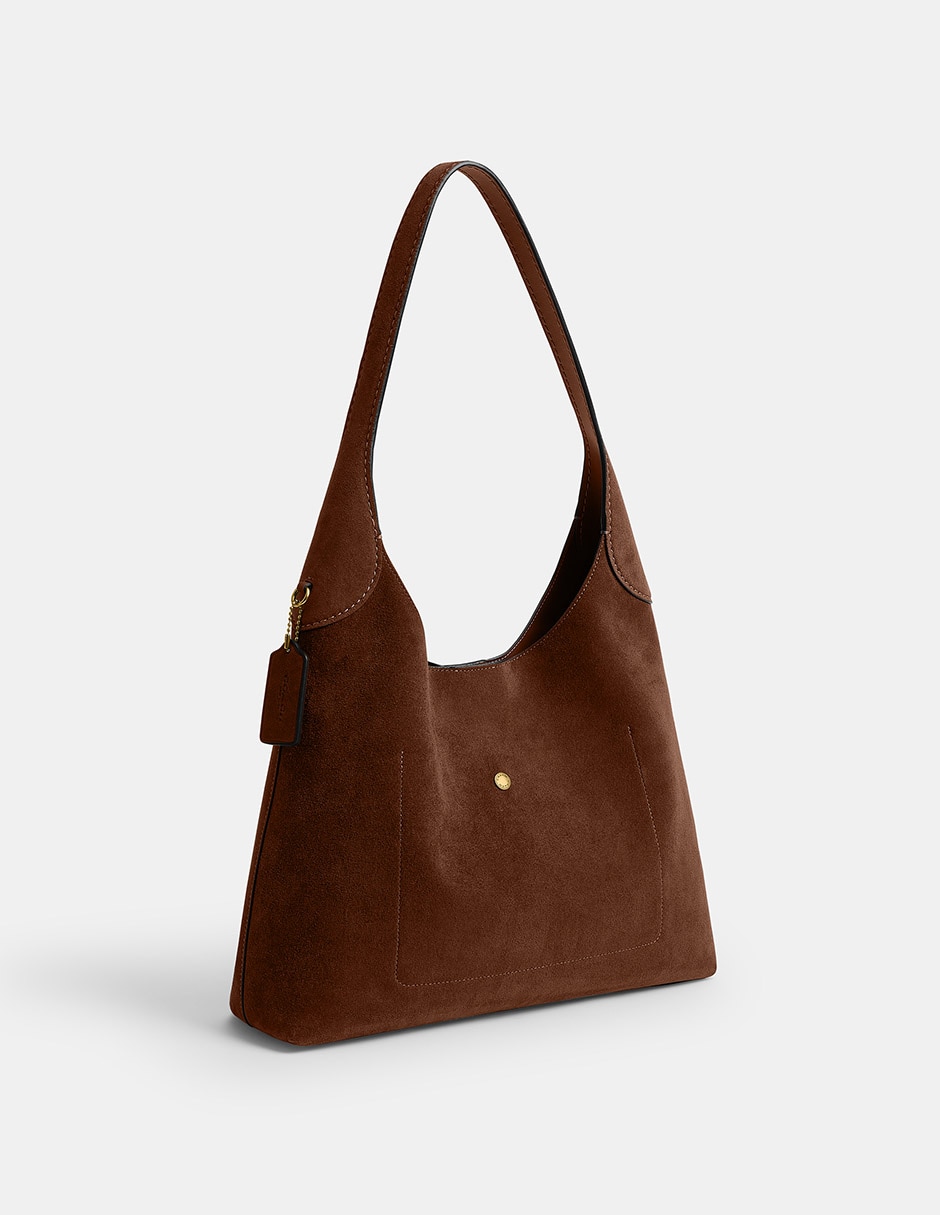Bolsa Shoulder Suede de piel para mujer 3