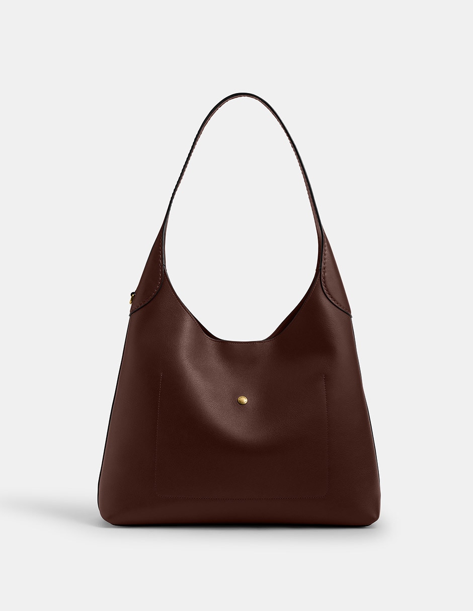 Bolsa Shoulder Natural Grain Leather de piel para mujer 6