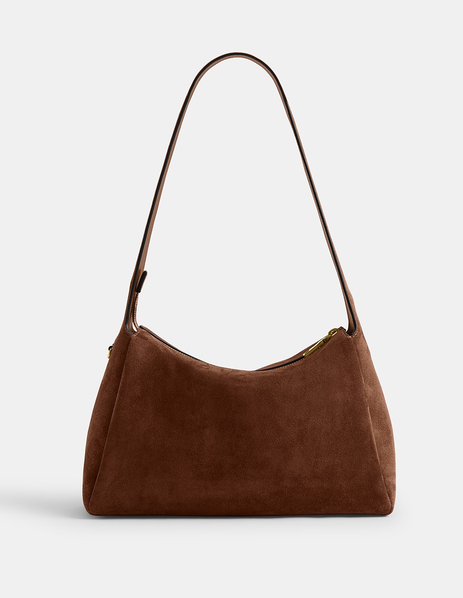 Bolsa Shoulder Suede de piel para mujer 3