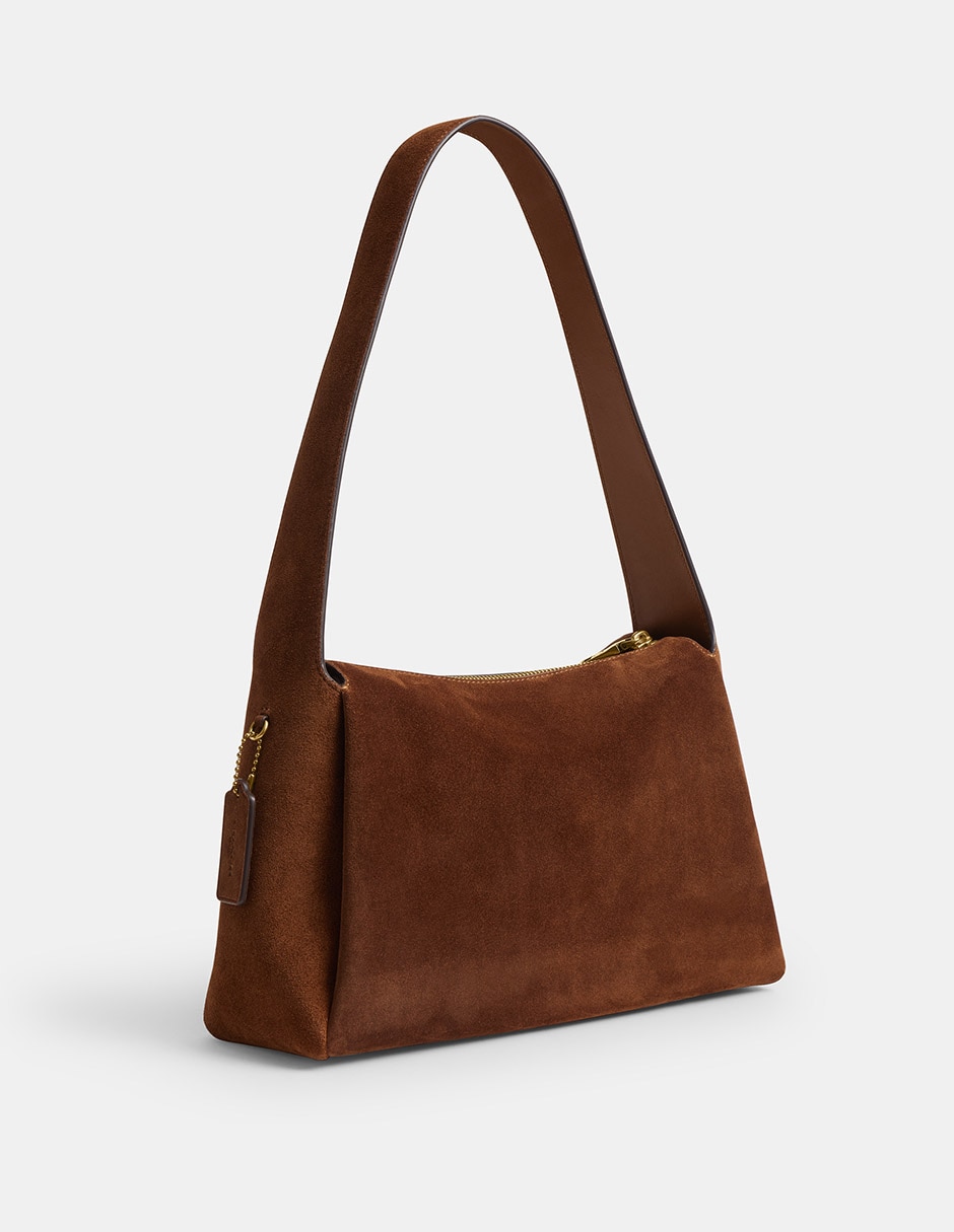 Bolsa Shoulder Suede de piel para mujer 4