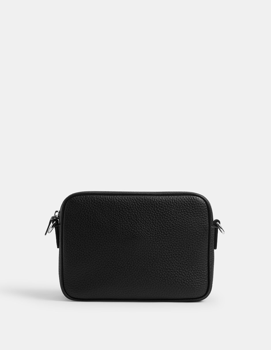 Bolsa crossbody Refined Pebble Leather de piel para hombre 2
