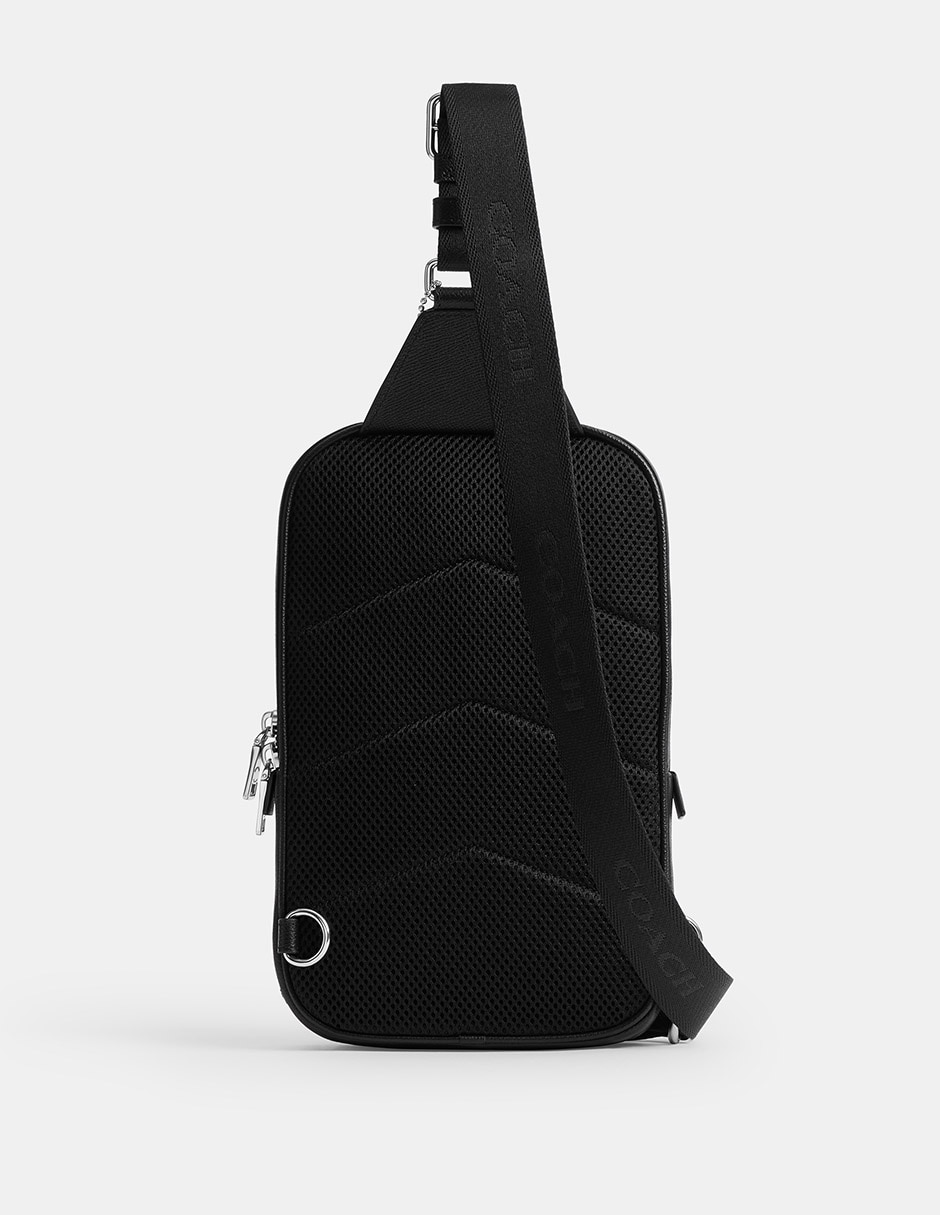 Bolsa bandolera Crossgrain Texture Leather de piel para hombre 4
