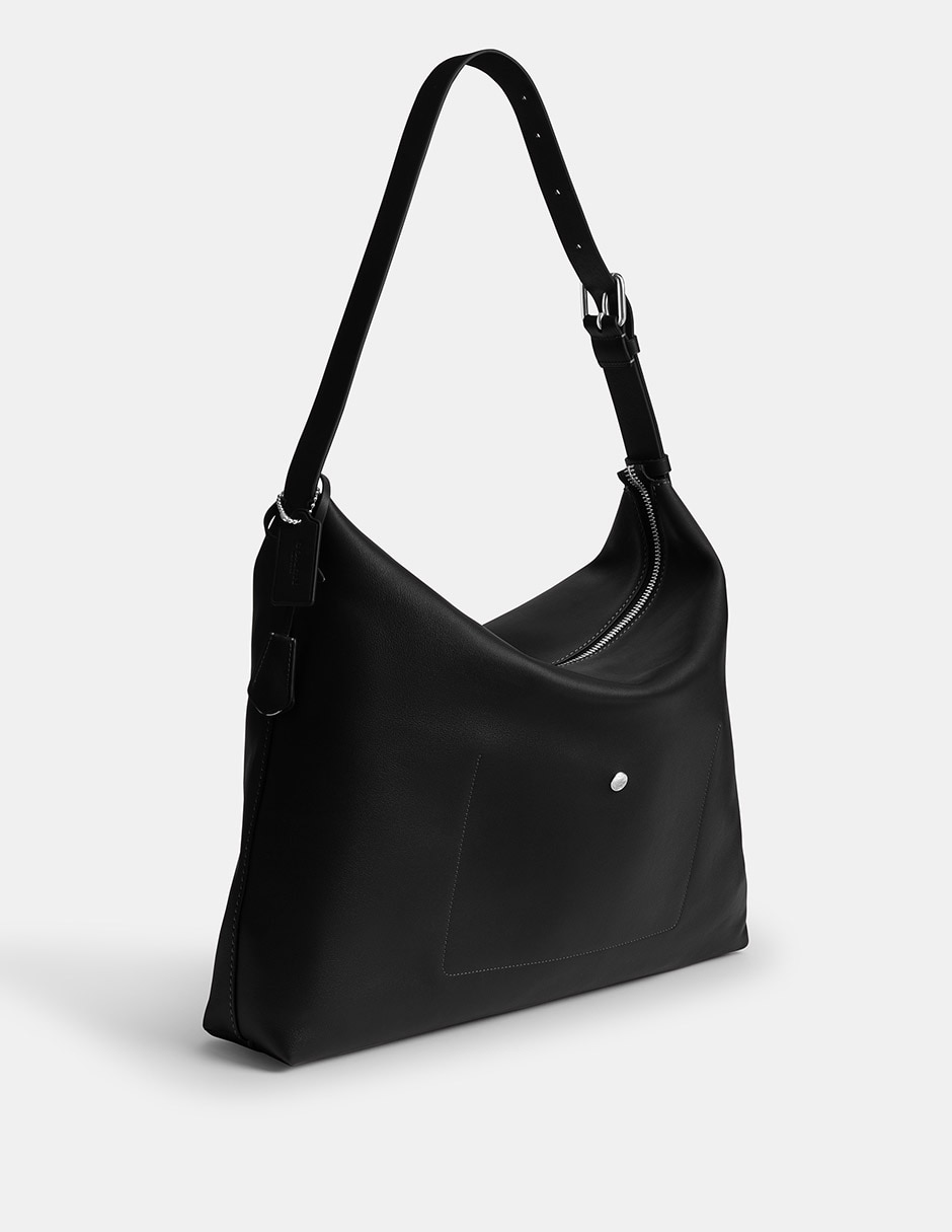 Bolsa messenger Natural Grain Leather de piel para hombre 2