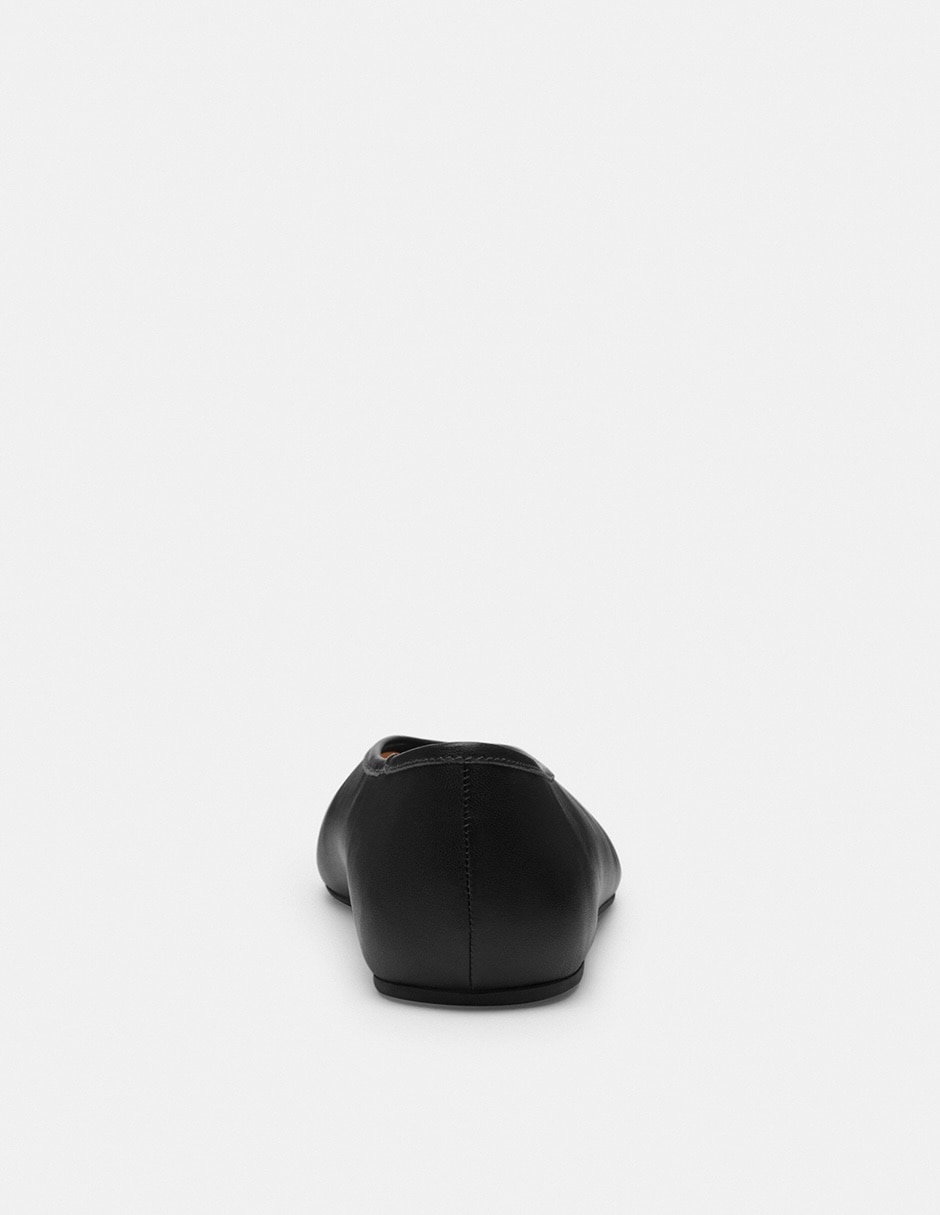 Balerina Houston de piel para mujer 3