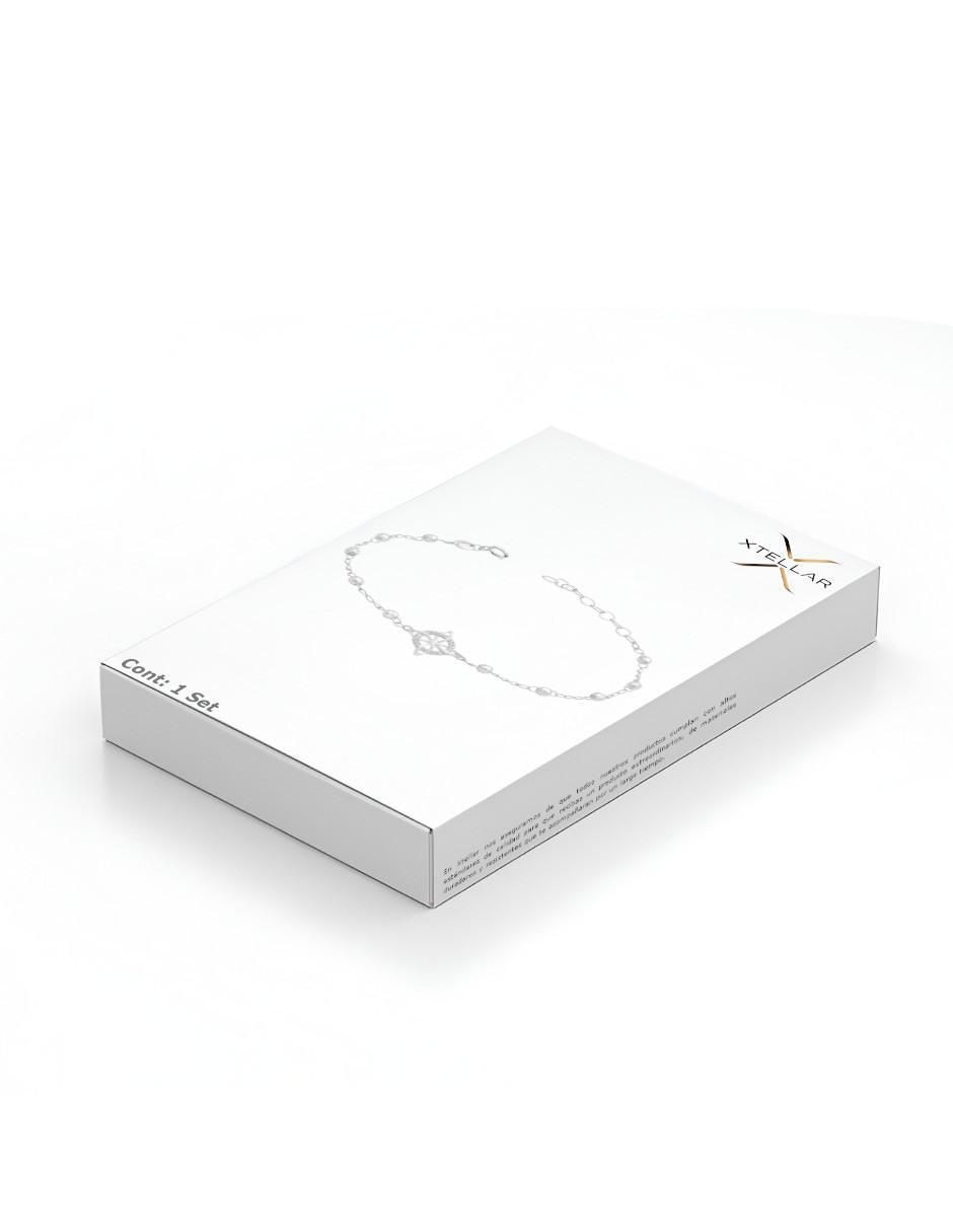 Pulsera de plata P 925 con acabado brillante 5
