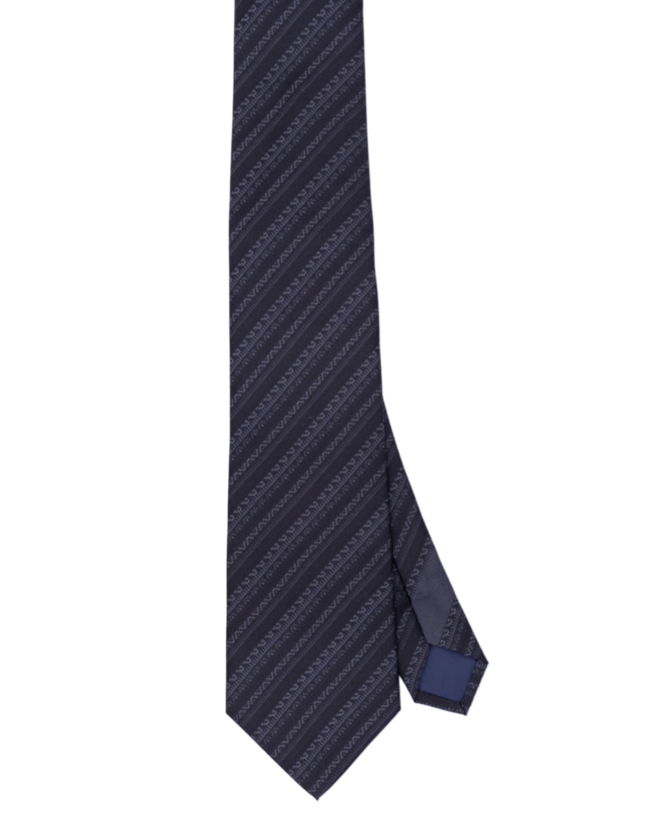 Corbata 6-8.5 cm de seda estampado gráfico para hombre