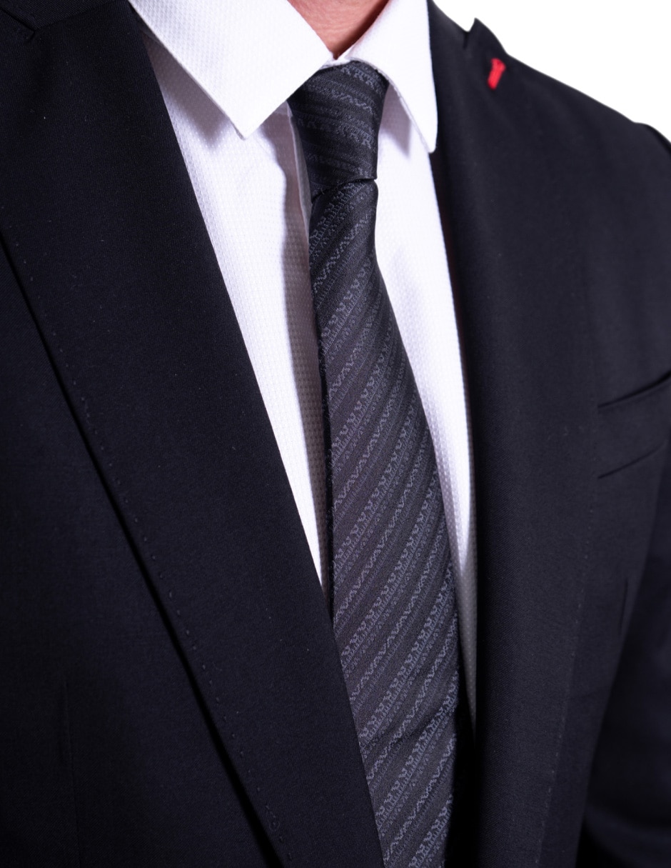 Corbata 6-8.5 cm de seda estampado gráfico para hombre 3