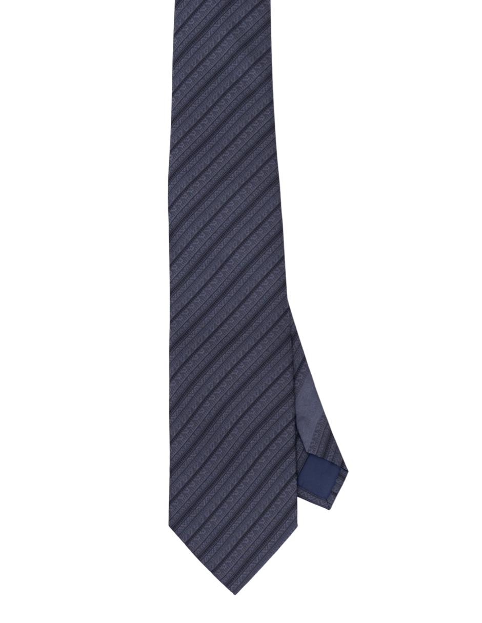 Corbata 6-8.5 cm de seda estampado gráfico para hombre