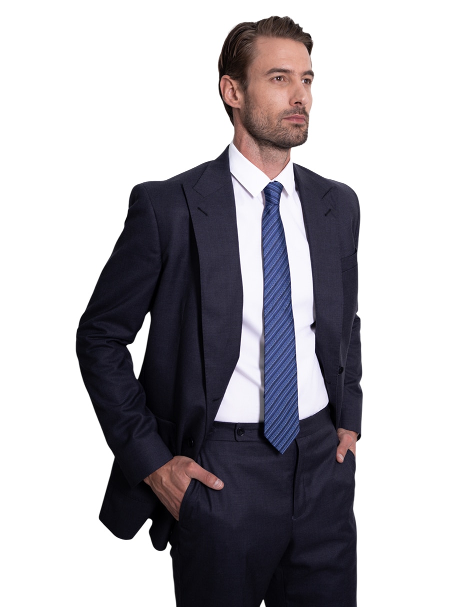 Corbata regular de seda para hombre 4