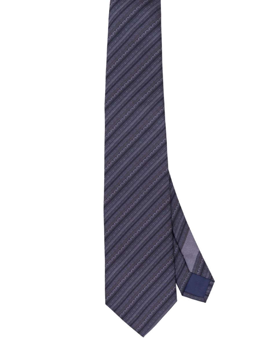 Corbata 6-8.5 cm de seda estampado gráfico para hombre