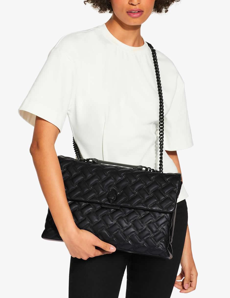 Bolsa crossbody Impermeable Kensington de piel para mujer 7