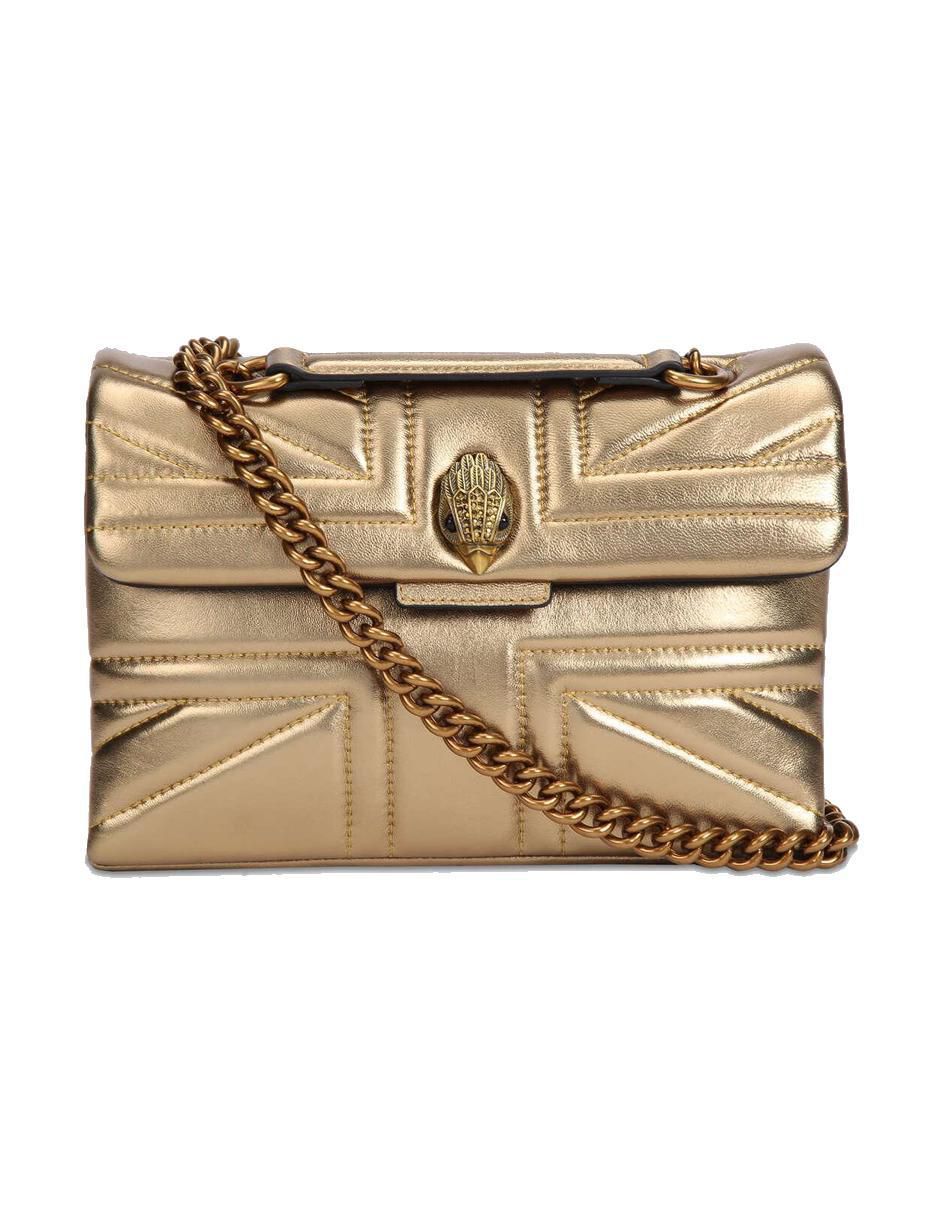 Bolsa crossbody Kensington Dorado London de piel para mujer 1