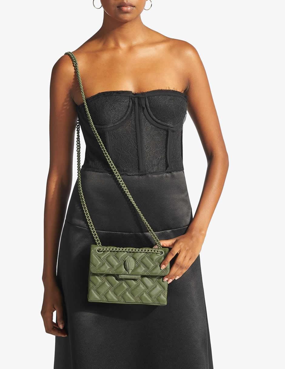 Bolsa crossbody Mini Kensington de piel para mujer 2