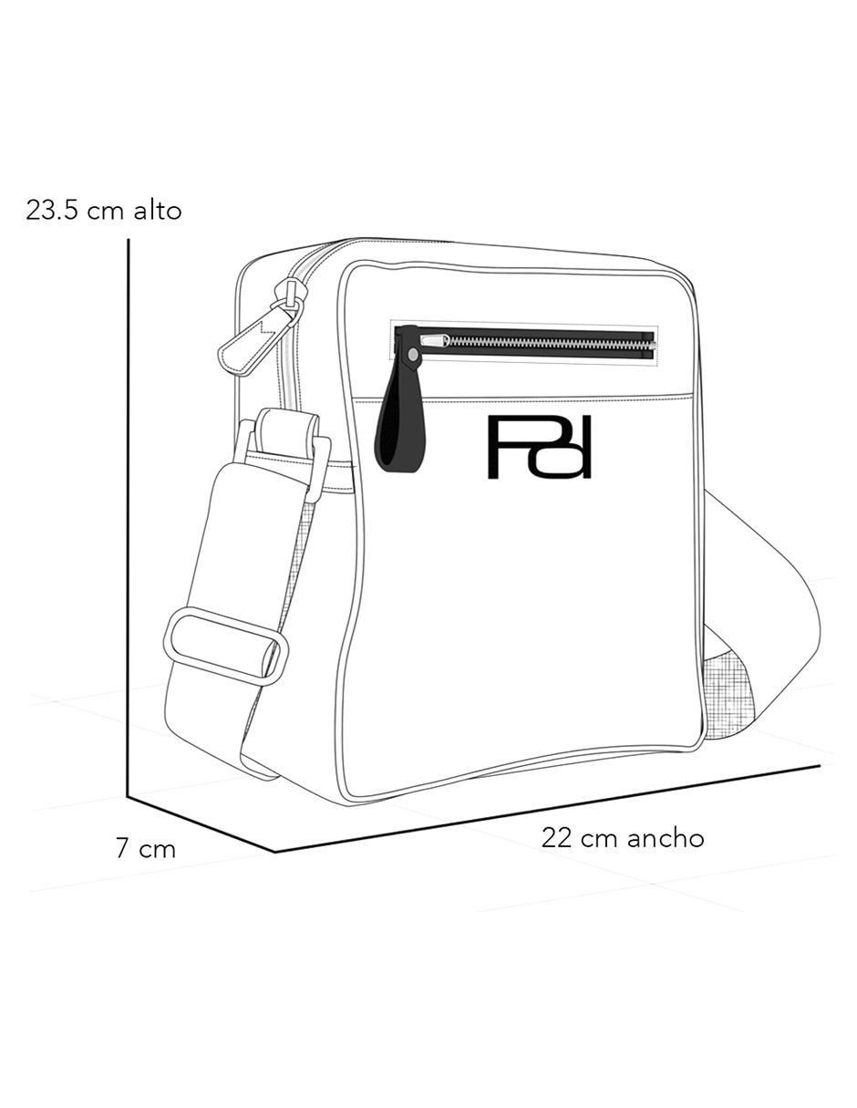 Bolsa crossbody de piel vegana unisex 6