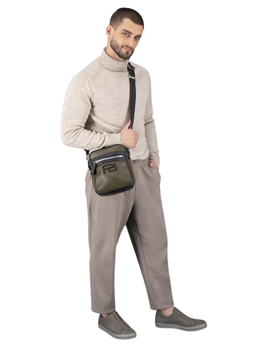 Bolsa crossbody de piel vegana unisex 5