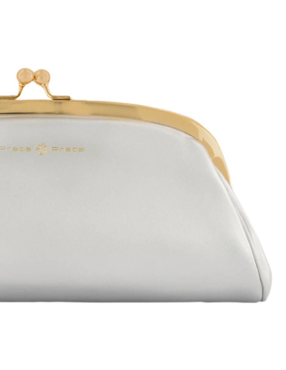"set/bolsa" clutch prada sin familia o colección no aplica "de" piel "para" (si aplica) mujer