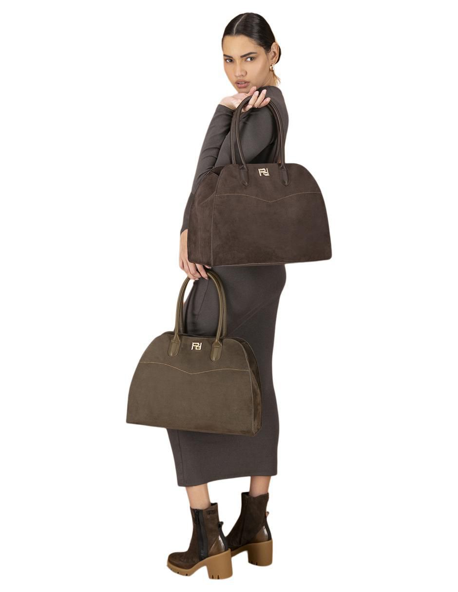 Bolsa shopper de piel vegana para mujer 6