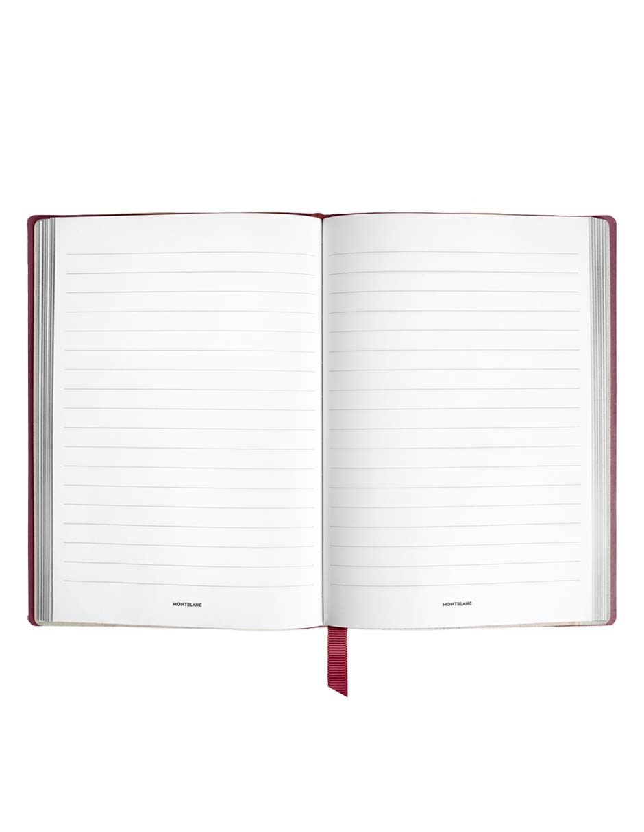 Cuaderno con funda hoja a rayas 2