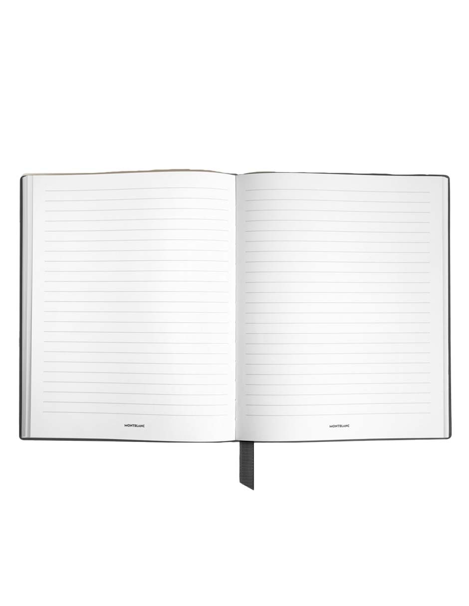 Cuaderno con funda hoja a rayas 2
