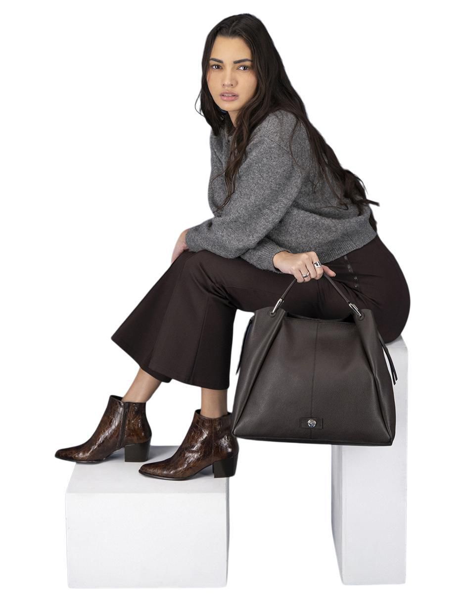 Bolsa shoulder de piel para mujer 6