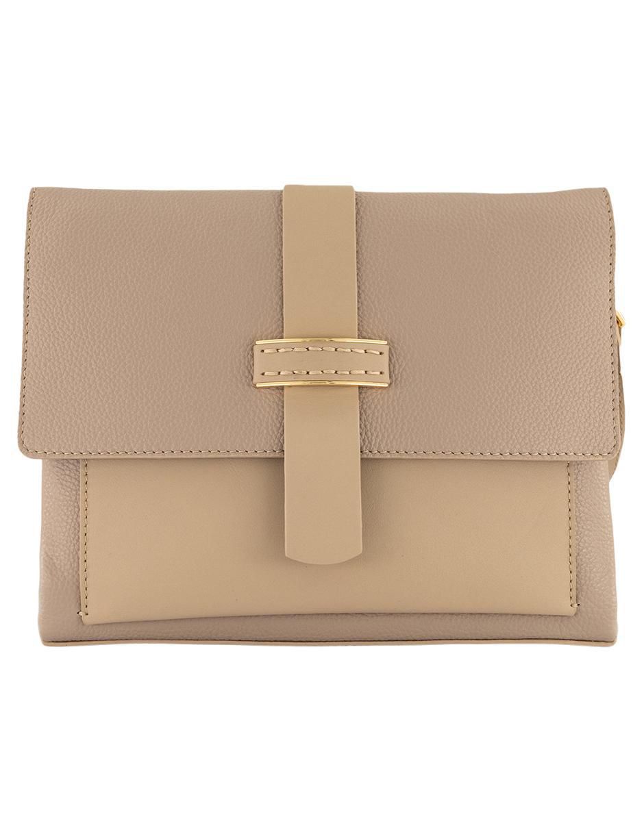 Bolsa crossbody de piel para mujer