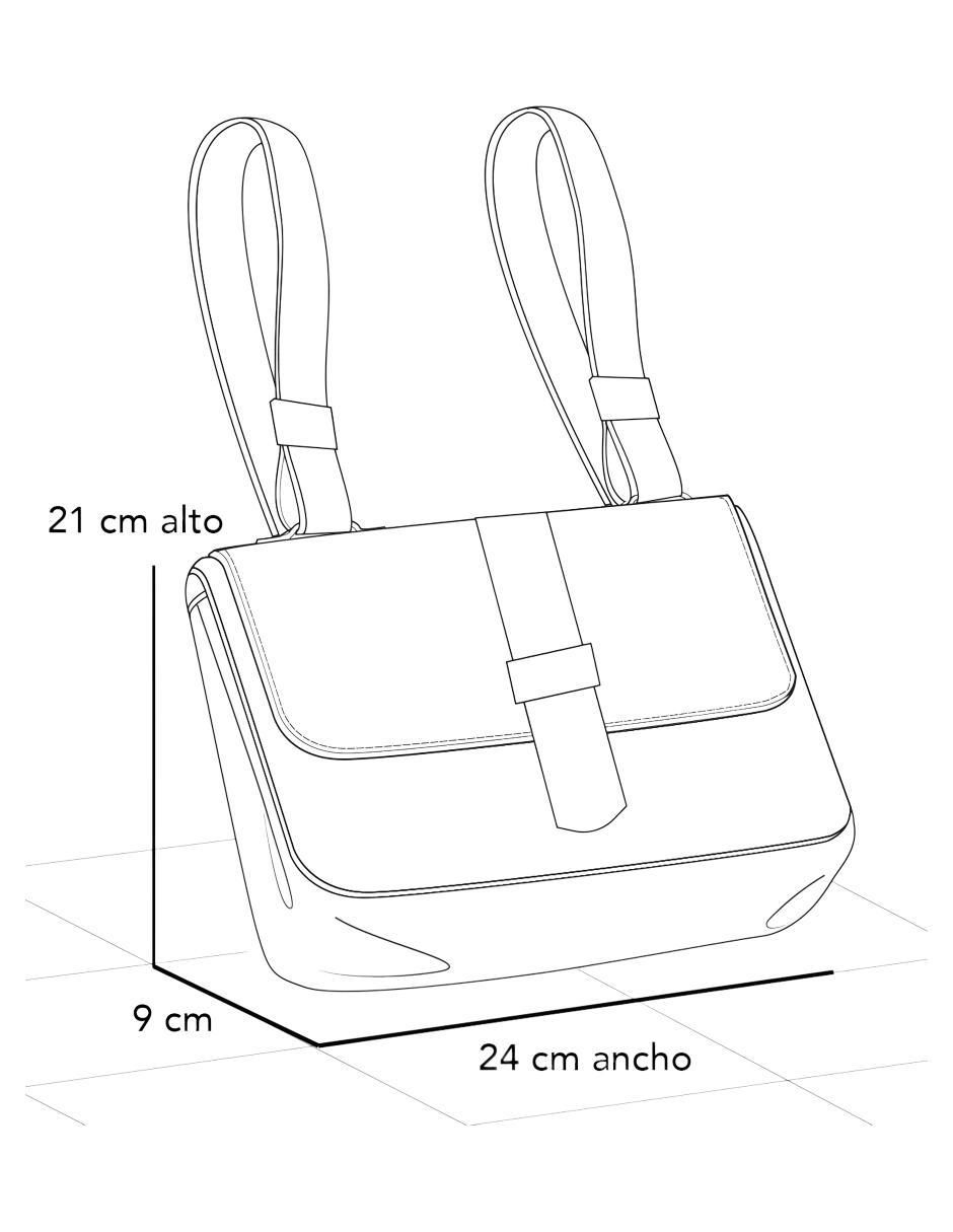 Bolsa crossbody de piel para mujer 6